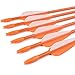 NIKA ARCHERY Fiberglass Arrows Youth Kids Practise Recurve Bows Compound Bow Shooting 12 pcs 26 inch Shafts