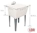 LDR Industries 040 5000 Utility Sink, White