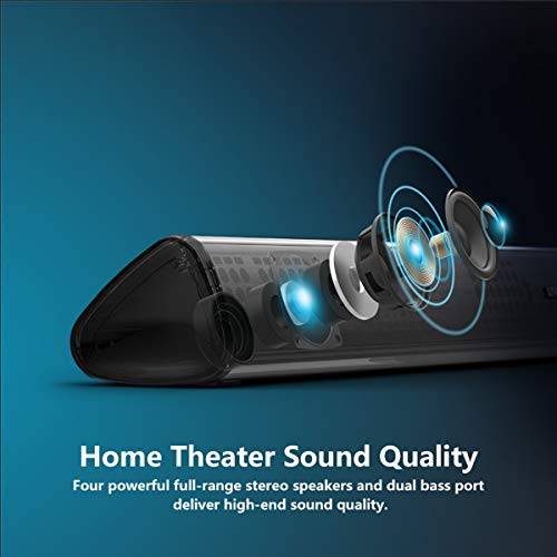 Soundbar,SAKOBS TV Sound bar with Wired 