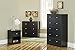 Tvilum Portland 1 Drawer Nightstand, Black