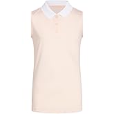 Adidas Womens Ottoman Striped Sleeveless Polo Shirt