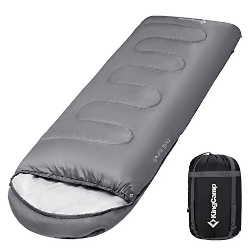 Kingcamp envelope sleeping bag 4 season lightweight com…