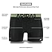 adidas Men's Sport Performance Mesh Trunk Underwear (2-Pack), Black/Solar Yellow Black Hi Res Blue, Medium