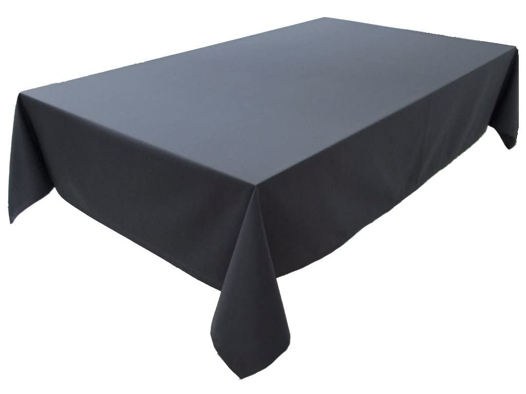 Tablecloth, Table Linen Made from 100% Cotton, Concept Collection, Choice of Colours and Sizes (Tablecloth - 150 x 350 cm, Anthracite)