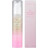 House of Hur 3X Capsule Hydro Booster Cream – 3-in-1 Hydrating Gel Cream + Primer – 8 Types Hyaluronic Acid, Hibiscus Collagen, Thyme + Green Tea – Non-Greasy – Korean Skincare – 1.69 fl oz (50 ml)