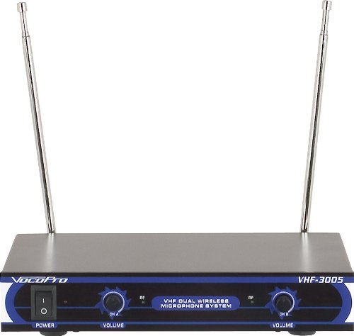 VocoProVHF-3005-3 Dual Channel VHF Wireless Microphone System