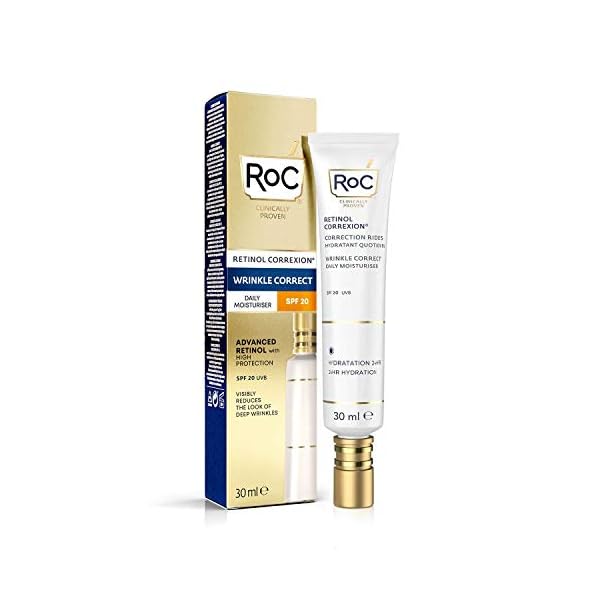 RoC-Retinol-Correxion-Wrinkle-Correct-Daily-Moisturiser-SPF-20-Face-Cream-with-Retinol-and-Vitamin-E-Anti-Wrinkle-and-Ageing-30-ml RoC - Retinol Correxion Wrinkle Correct Daily Moisturiser SPF 20 - Face Cream with Retinol and Vitamin E - Anti-Wrinkle…