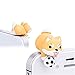 iAnko® 6 Pcs (Whole Set) Cute Little Puppy Dust Plug Stopper Universal 3.5mm Anti Dust Earphone Jack Plug Cap for Iphone4/4s/5/6/6 Plus,iPod,ipad,HTC,Samsung S3 S4 S5