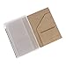 Zipper Pouch & Kraft Folder Inserts for Pocket Size Travelers Notebook, 3.5“x5.5”