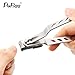 Nail Clipper DaBee Professional Large and Sharp with 360 Degree Rotating Swivel Head for Cutting Both Fingernails and Toenails. Strong Stainless Steel(10x1.8x1cm)