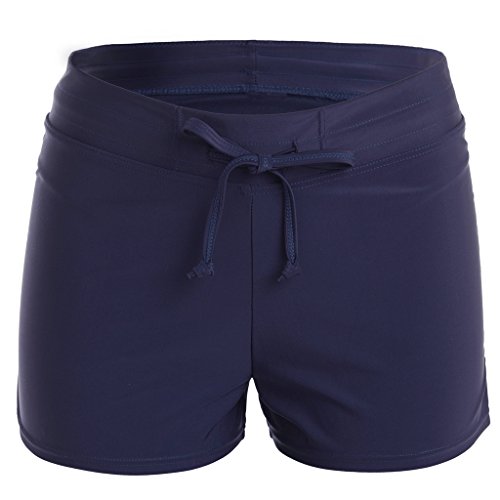 Women's swim shorts women swimsuit shorts women Workout active swim shorts with shorts Medium