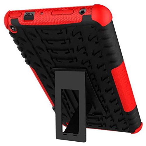 WensLTD Clearance! Rubber Shockproof Hybrid Hard Case Cover Stand Holder For Kindle Fire HD7 2015 (Red)