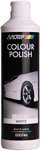 MotipWhite Colour Polish Car Wax Restores Color Remove Scratches 16.9oz