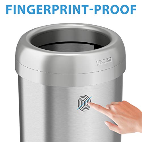iTouchless 16 Gallon DualDeodorizer Trash Can and Recycle Bin
