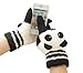 Bienvenu Girls Cute Cartoon Panda Winter Warmer Touchscreen Knit Mitten Texting Gloves