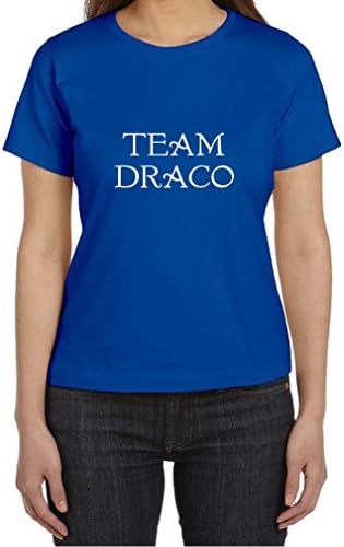 Awesome Graphics Team Draco Adult Woman's Tee Shirt Choice of Colors (Small,Royal) [Apparel]