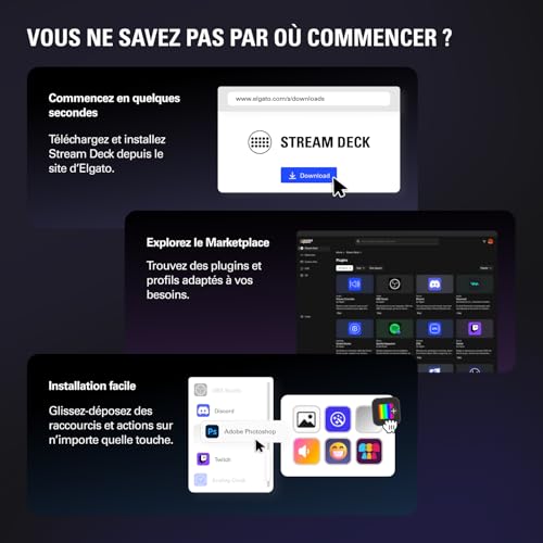Stream Deck MK.2 White – Contrôleur studio