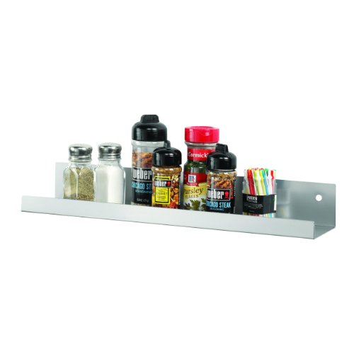 STEELMASTER Metal Display Shelf, 2.5 x 18 x 4.5 Inches, Silver (271118050) - Thumbnail 3