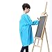 MINIQ Kids Art Smock Painting Apron for Toddler Preschool Children with Pocket,Long Sleeves,Long Section,Waterproof