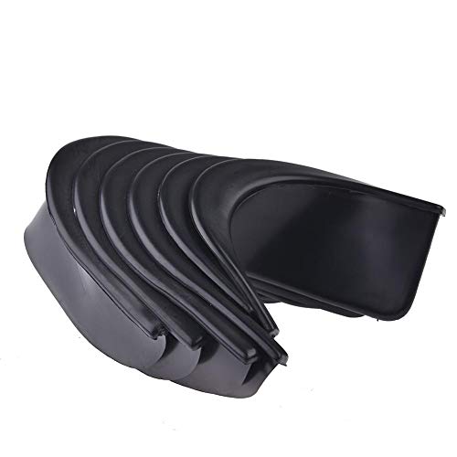 S WIDEN ELECTRIC 6Pcs Pool Table Pockets Liners, Black Rubber 3in Standard Size Pool Table Pockets Protector - Thumbnail 5
