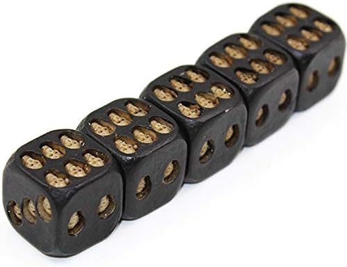 5Pcs/Set Creative Skull Bones Dice Six Sided Skeleton Dice Club Pub Party Game Toys Resin Dice for Children Adults