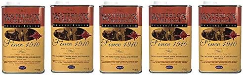 Title: Waterlox Original Sealer/Finish for Wood, Brick, Stone, Tile & More - 1 Quart (TB 5284) (Fivе Расk)