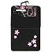 BDK Floral Pink Flowers Design Carpet Car Floor Mats for Auto Van Truck SUV-4 Pieces Front & Rear Full Set with Rubber Backing-Universal Fit