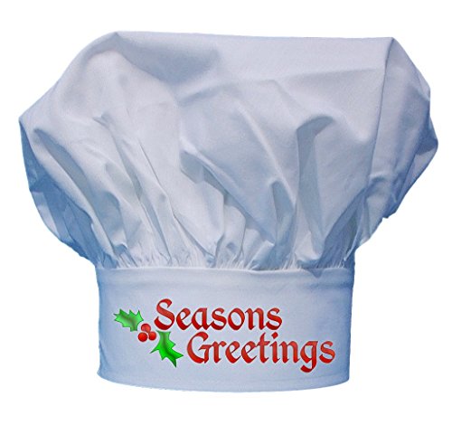 Seasons Greetings Holiday Chef Hat | Chefs Toque