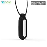 WoCase Pendant Neclace (Classic Style) for Xiaomi Miband (Best Gift for Xiaomi Miband User) Activity and Sleep Tracker Wristband Band Bracelet (One size, Fits Most Wrist)