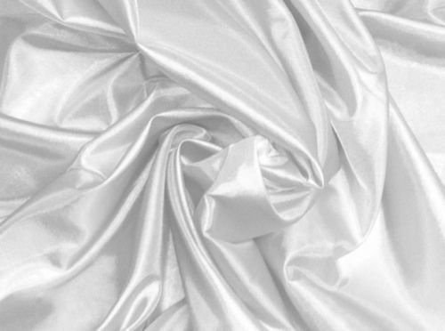 White Taffeta Fabric 60" By the Yard