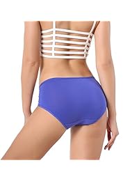 TEERFU - Bragas de bambú para mujer, 5 unidades, suaves, transpirables, 5 colores