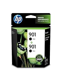 HP 901 Black Original Ink Cartridges, 2 cartuchos (cz075fn)