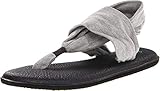 Sanuk Women's Yoga Sling 2 Flip Flop,Gray,7 M US