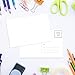 Home Advantage 50 Pack Blank Plain White 4x6 Postcards with Mailing Side