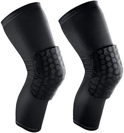 BENEFREE Protective Knee Pads, 2 Packs Anti-slip Basketball Knee Pads Elbow Guard Compression Leg Sleeve