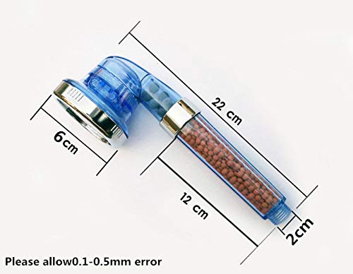 vivian Filtration Shower Head for Dry Skin & Hair High Pressure Water Saving Ionic Handheld Showerhead