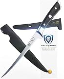 DALSTRONG Fillet Knife - 7" Flexible - Gladiator Series - German HC Steel - w/Two Sheaths