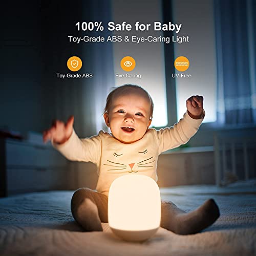 Rechargeable Night Light for Kids, Dimmable Baby Touch Control Lights