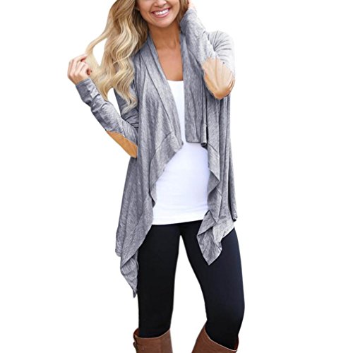 Women Coat New Hot Sale Fashion Christmas Womens Knitted Casual Long Sleeve Tops Cardigan Jacket Outwear Plus Size by Neartime (L, Gray) Review