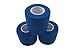 zechy Grip Tape - Hockey, Baseball, Lacrosse, Any Other Sports requiring a Solid Grip - 2 inch by 15 feet (Blue) (3 Pack)