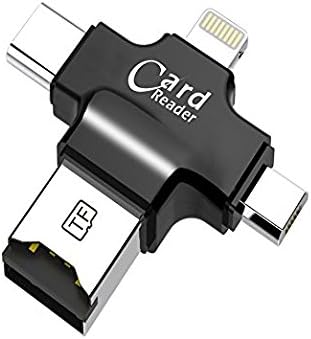 HOISTAC Multipurpose USB Stick USB 3.0 Flash Drive Mini External Storage Memory Expansion with Lightning Connector for Android,iPhone,iPad,Mac,Black