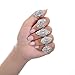 BERRICLE Sterling Silver Navette Cubic Zirconia CZ Statement Art Deco Fashion Ring for Women, Rhodium Plated Size 4-10