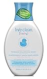 Live Clean Baby Shampoo & Wash Tearless 10oz