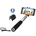 SmartSpeed Bluetooth Selfie Stick Integrated Foldable Smart Shooting Aid Fit for iPhone and Smartphones Detachable Bluetooth remote shutter