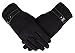 IL Caldo Mens NEW Suede Plush Lining TouchScreen Winter Thick Drive Gloves,Black
