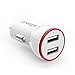 Anker 12W Dual USB Car Charger PowerDrive 2 Lite for iPhone 6s / 6 / 6 Plus, Note 5, iPad Air 2, Galaxy S6 / S6 Edge / Edge+, Note 5 and More