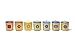 Gift set of 7 Chakra Stearin Votive Fragrance Candles
