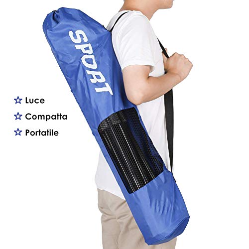 FEMOR Filet Portable de Badminton Volley-ball Tennis Réglable en Hauteur Standard pour les Sports Intérieurs ou Extérieurs Légère Pliable 4 Mètres