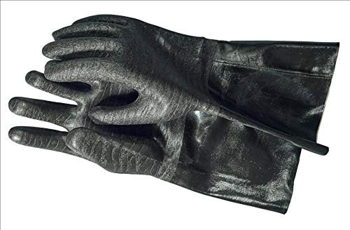 Artisan Griller BBQ Heat Resistant Insulated Smoker, Grill, Fryer, Oven, Brewing, Cooking Gloves. Great for Barbecue/Frying/Grilling โ Waterproof, Fire&Oil Resistant Neoprene-1 pair Size 10/XL-14