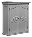 Elegant Home Fashion Vera 2-Door Wall Cabinet, White